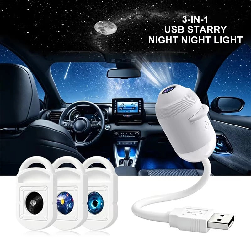 Portable Mini USB Starry Sky Projection Lamp