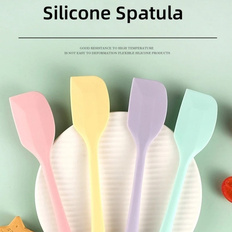 2/4Pcs Silicone Cream Spatula Non-stick Butter Spatula Heat-resistant Kitchen Baking Tools DIY Cake Baking Tools