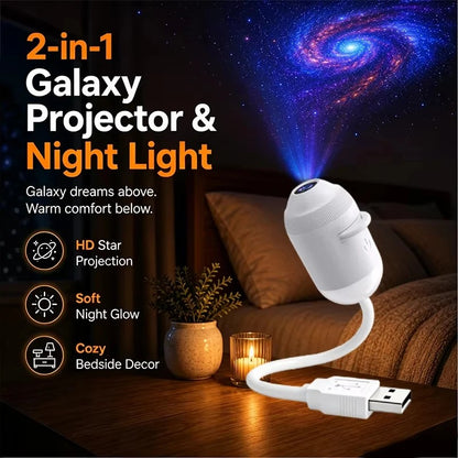 Portable Mini USB Starry Sky Projection Lamp