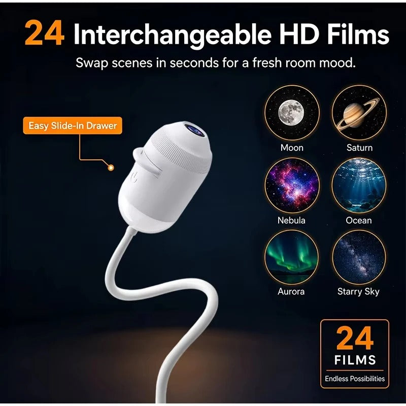 Portable Mini USB Starry Sky Projection Lamp